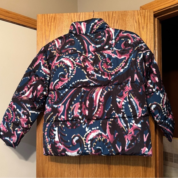 Colorful Puffy Polyester Jacket - Picture 2 of 13
